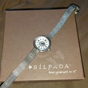 Beautiful Silpada Silver Watch New